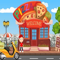 Pizza Motorbike Escape Game